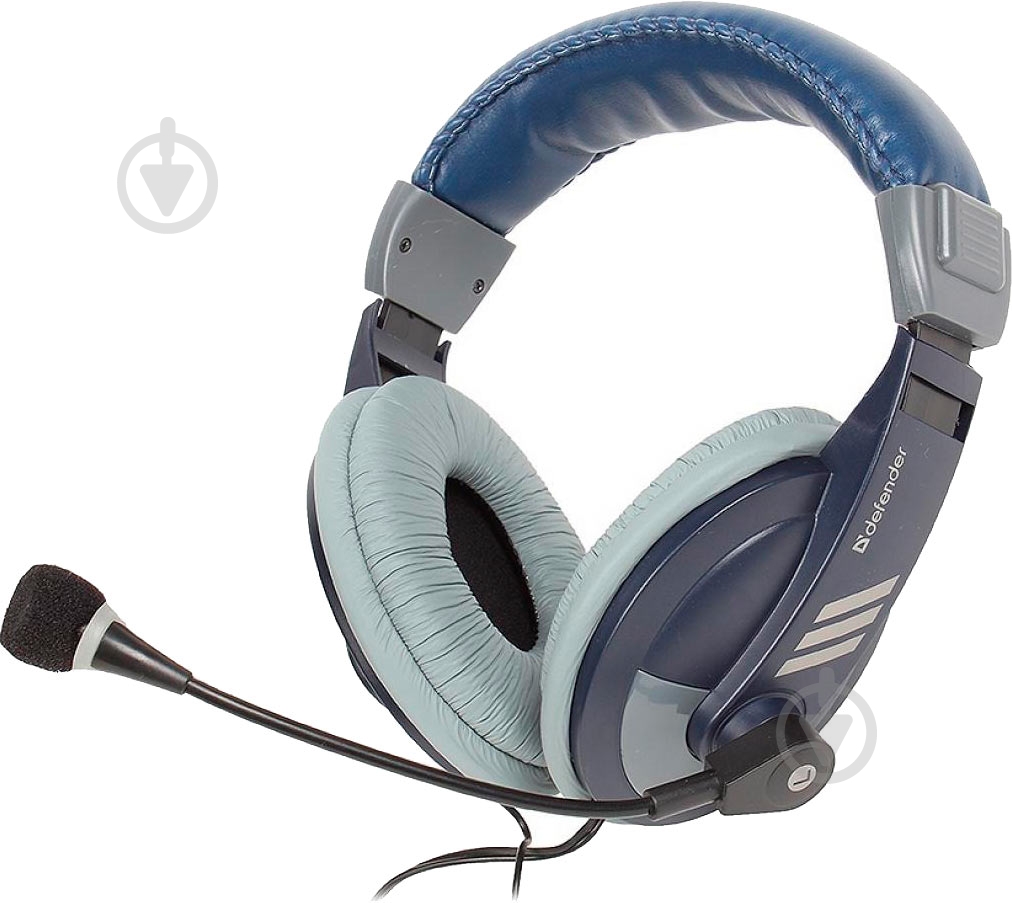 Наушники Defender NH-750 blue - фото 1