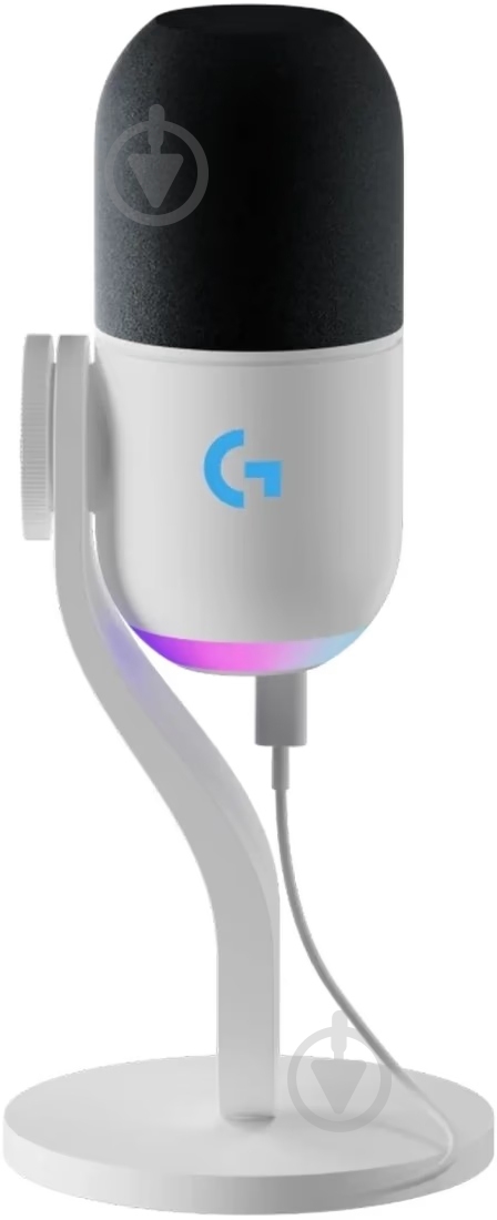 Микрофон Logitech G Yeti GX Dynamic RGB Gaming Mic with LIGHTSYNC - OFF WHITE (L988-000576) - фото 3 Микрофон Logitech G Yeti GX Dynamic RGB Gaming Mic with LIGHTSYNC - OFF WHITE (L988-000576) - фото 3