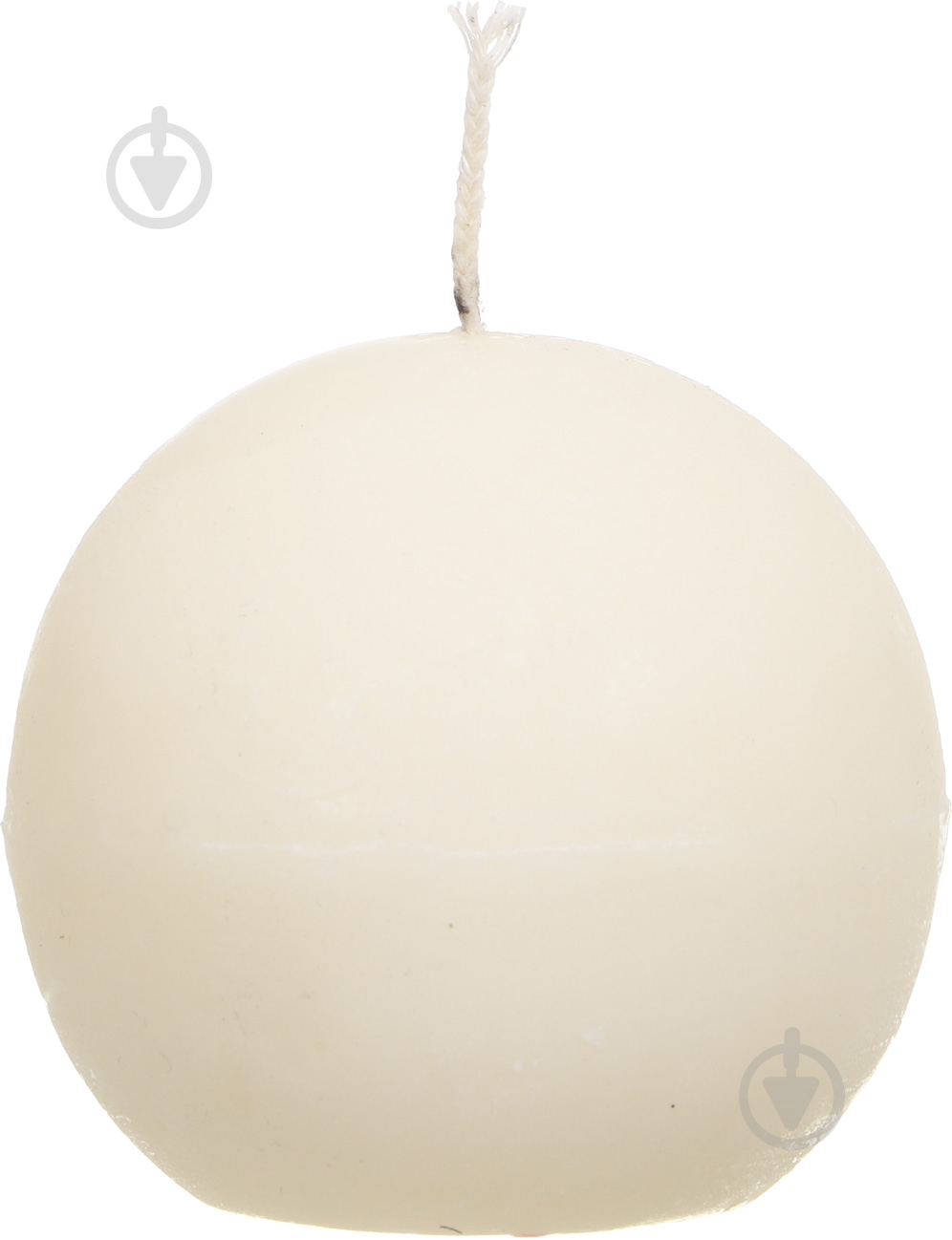 Свеча Рустик шар айвори Luna - фото 1