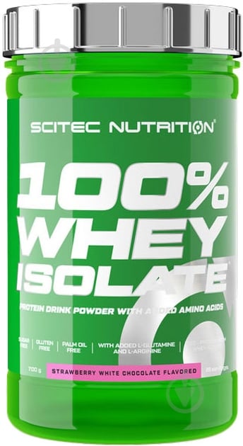 Протеин Scitec Nutrition Whey Isolate клубника 700 г - фото 1