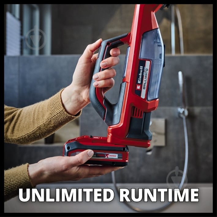 Очиститель окон Einhell BRILLIANTO 18V 2.5 Ah PXC Starter Kit - фото 10 Очиститель окон Einhell BRILLIANTO 18V 2.5 Ah PXC Starter Kit - фото 10