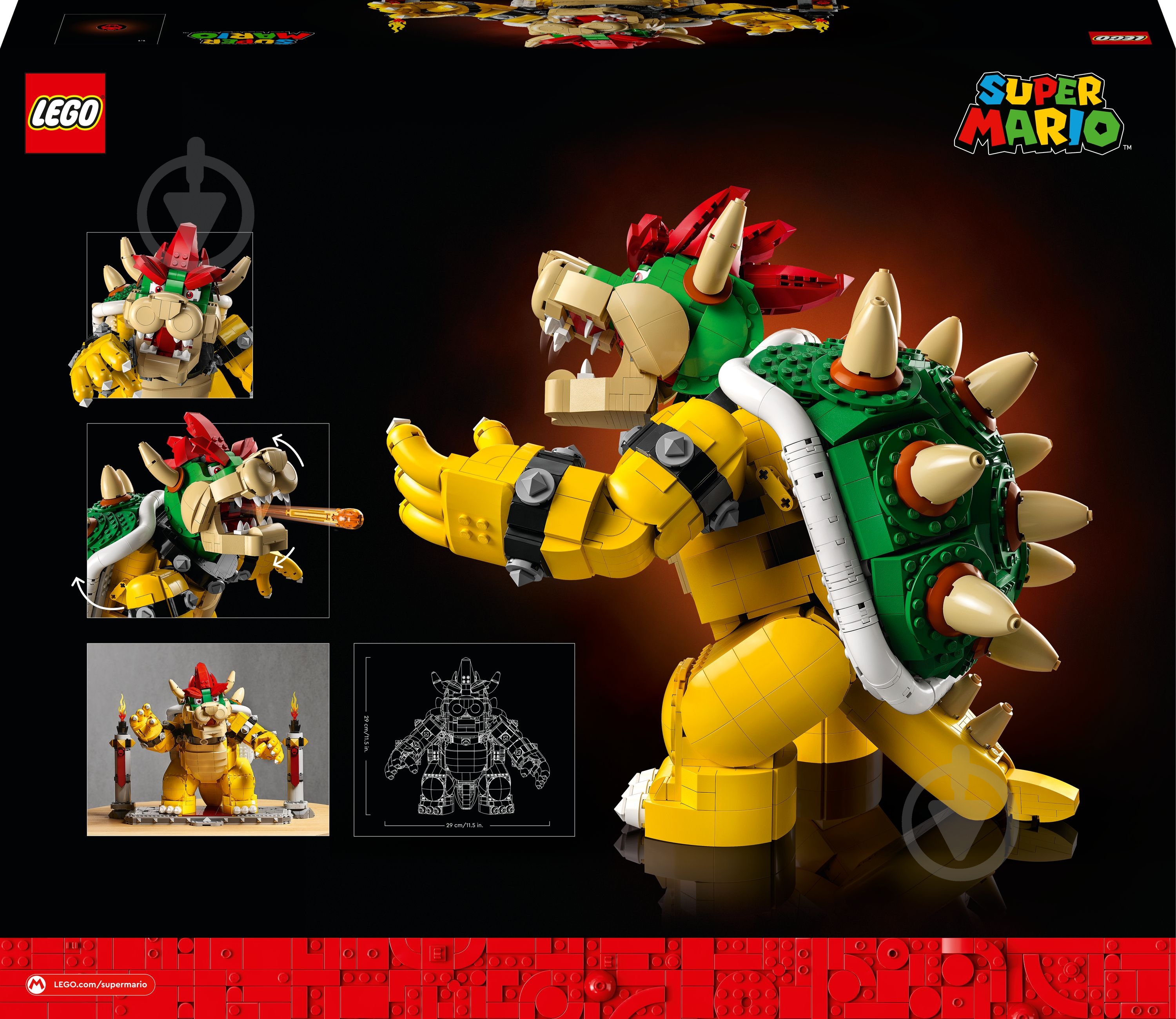 Конструктор LEGO Super Mario Могучий Боузер 71411 - фото 2
