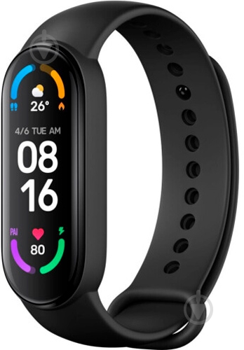Фитнес-браслет Xiaomi Mi Smart Band 6 black 770175 - фото 1