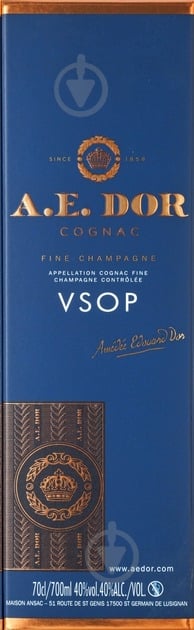 Коньяк A.E.Dor VSOP 0,7 л - фото 3 Коньяк A.E.Dor VSOP 0,7 л - фото 3