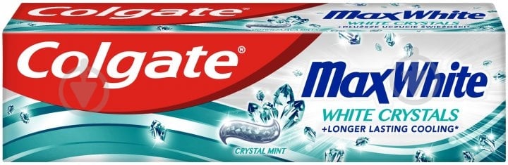 Зубная паста Colgate Max White Crystals 75 мл - фото 1 Зубная паста Colgate Max White Crystals 75 мл - фото 1