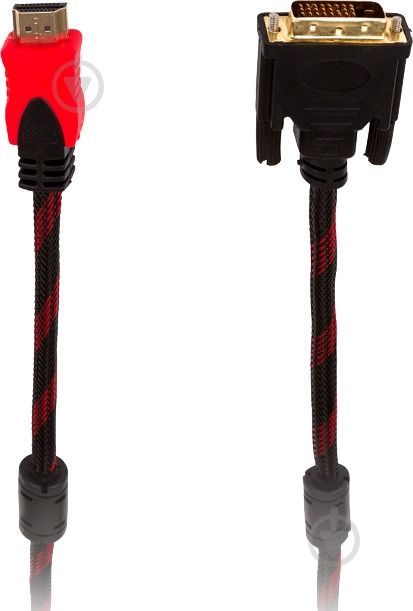Кабель CHARMOUNT HDMI – DVI 1,5 м черный (50015) - фото 2