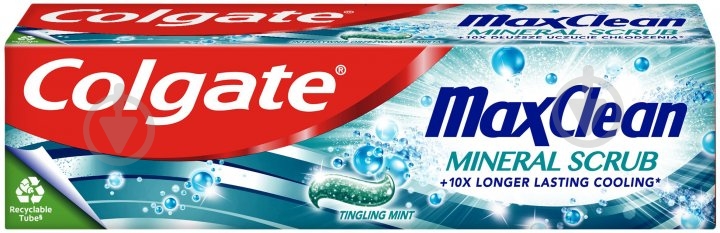 Зубная паста Colgate Max Clean Gentle Mineral Scrub 75 мл - фото 1