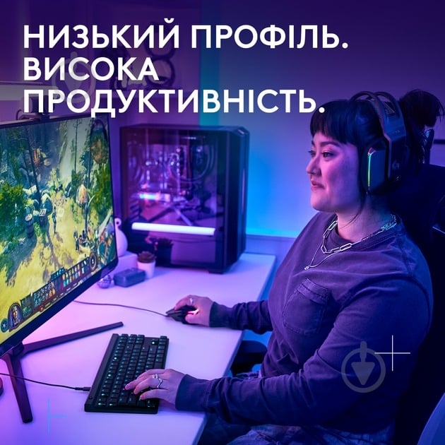 Клавіатура ігрова Logitech G515 TKL Tactile (L920-012872) black - фото 2 Клавіатура ігрова Logitech G515 TKL Tactile (L920-012872) black - фото 2