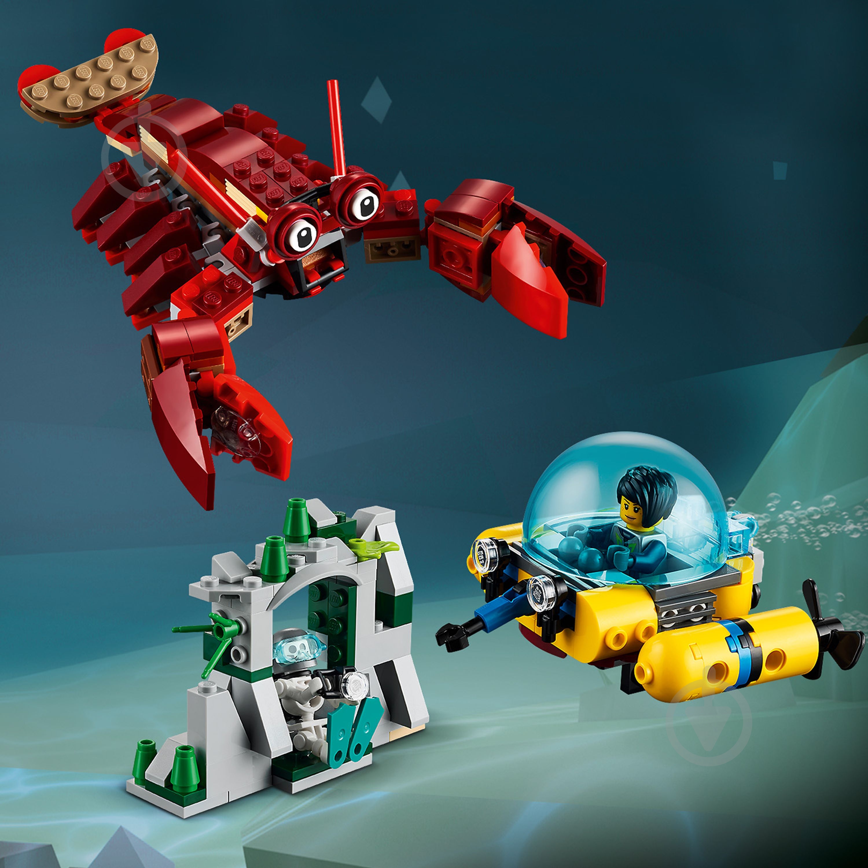 Конструктор LEGO Creator Місія до Затонулого скарбу 31130 - фото 8 Конструктор LEGO Creator Місія до Затонулого скарбу 31130 - фото 8