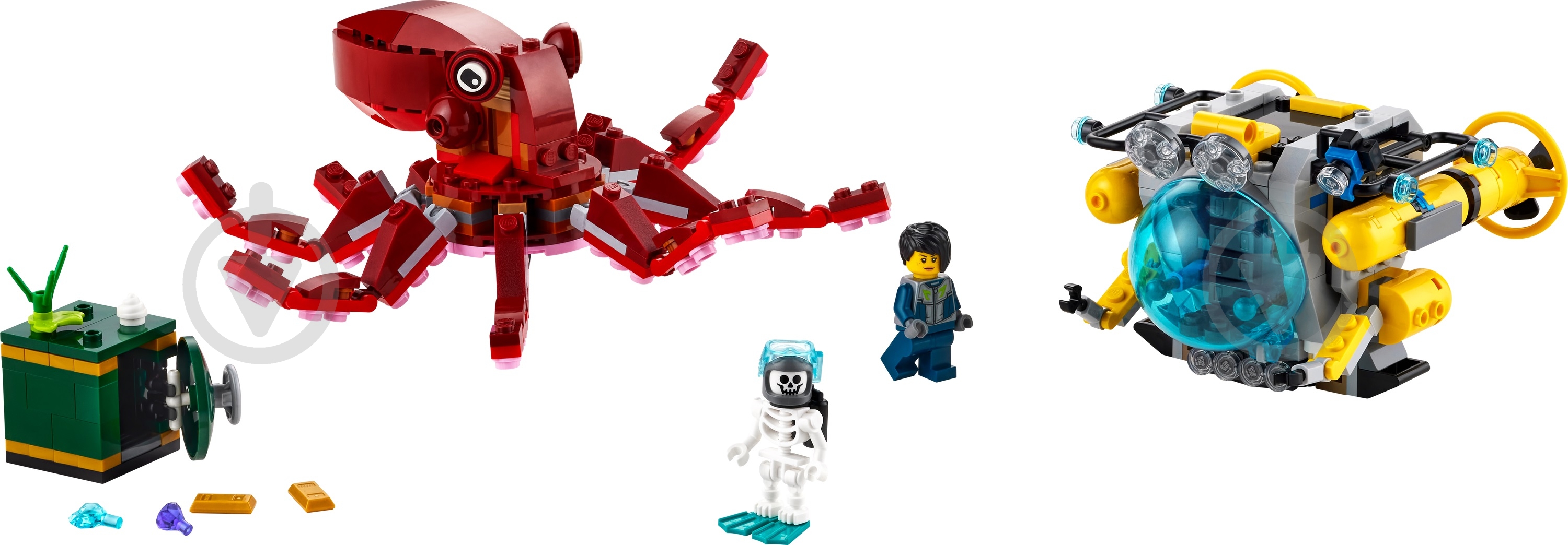 Конструктор LEGO Creator Місія до Затонулого скарбу 31130 - фото 3 Конструктор LEGO Creator Місія до Затонулого скарбу 31130 - фото 3