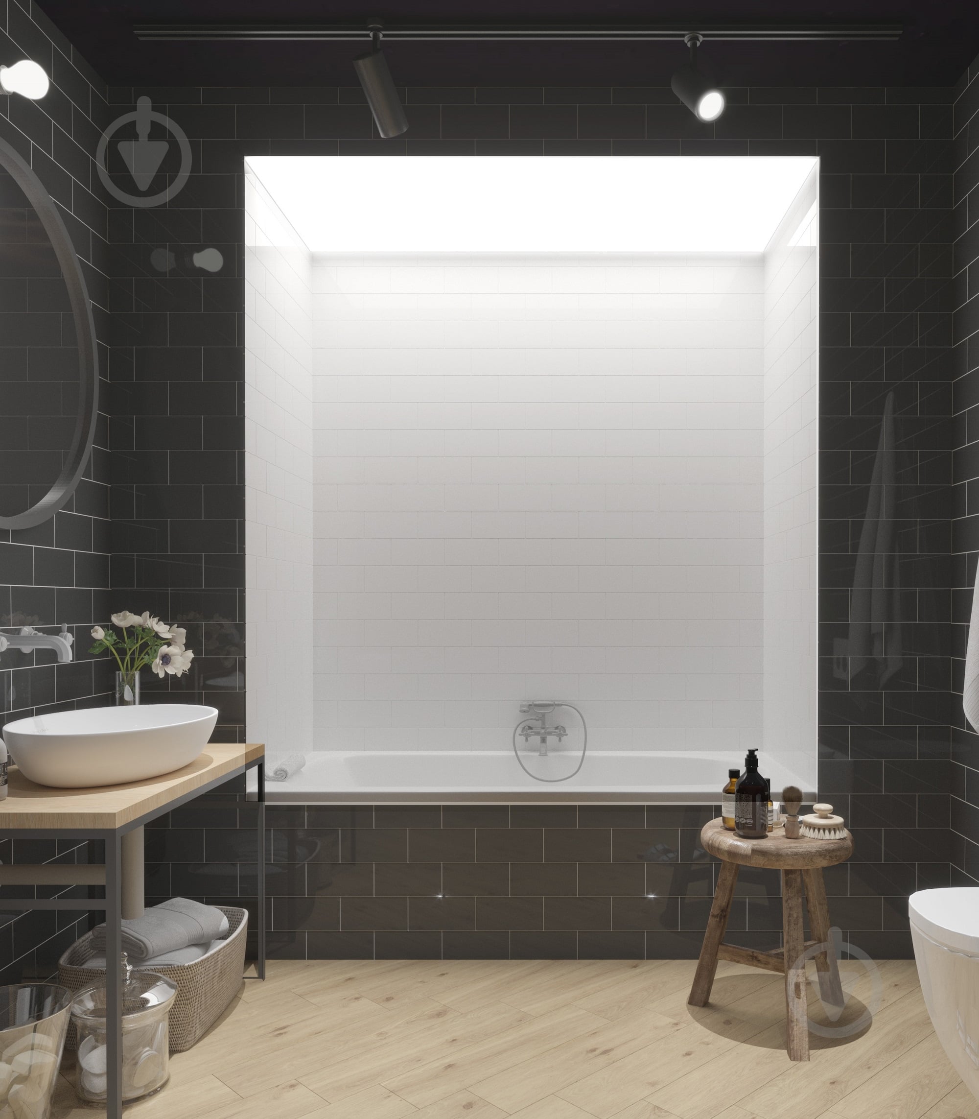 Плитка Metrotiles white 460013 2 сорт 10х20 см - фото 3