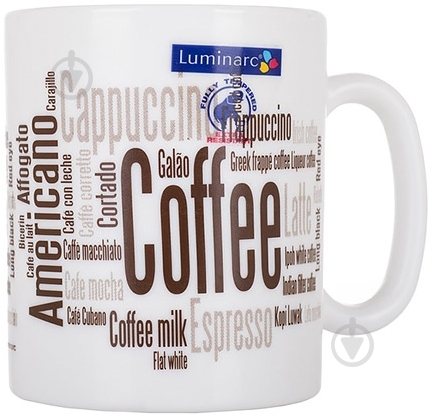 Чашка Luminarc Essence Coffeepedia 320 мл - фото 1