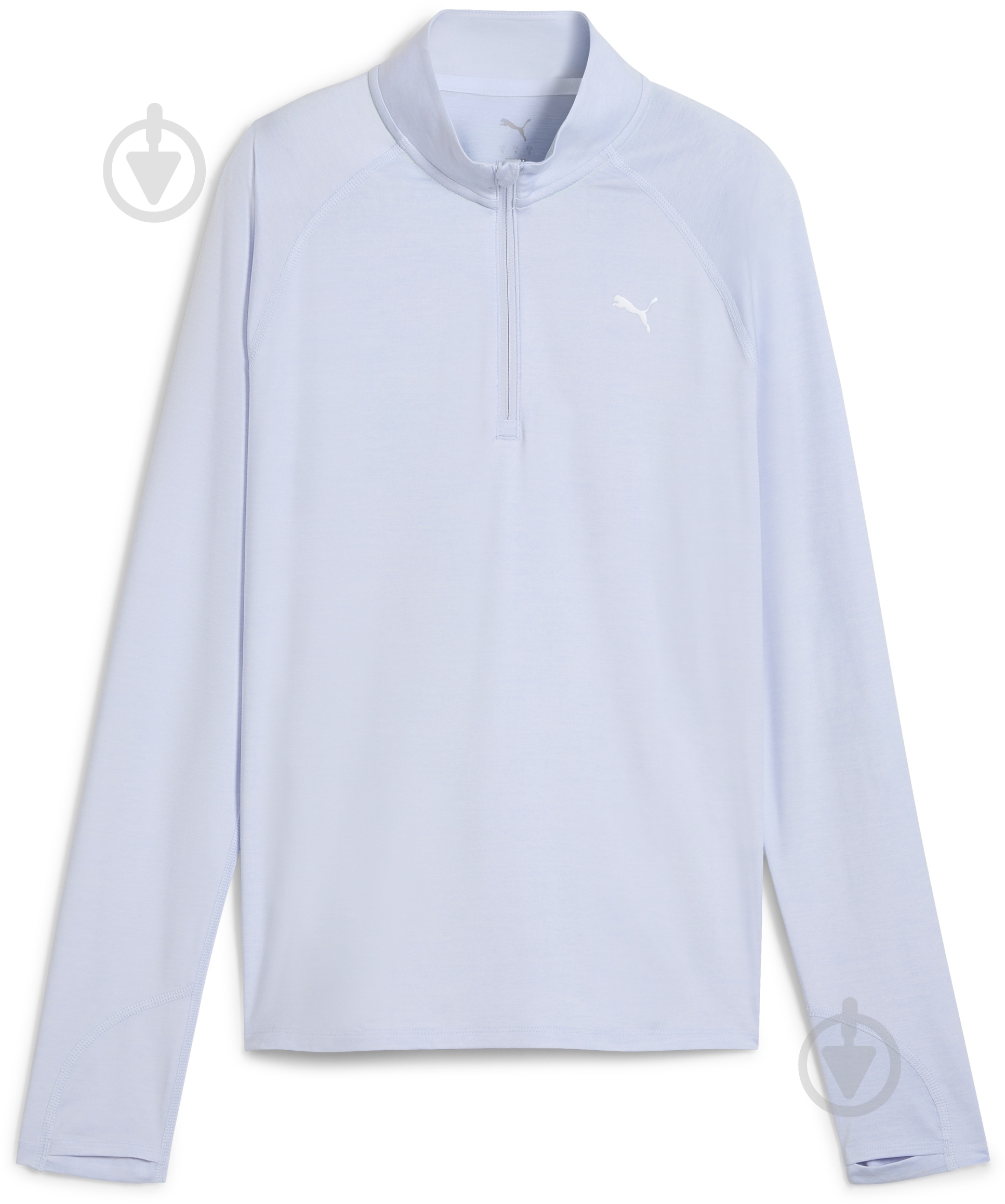 Джемпер Puma W RUN VELOCITY CLOUDSPUN 1/4 ZIP 52665047 р.S голубой - фото 1