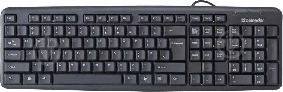Клавиатура Defender Element HB-520 USB (45522) black - фото 2