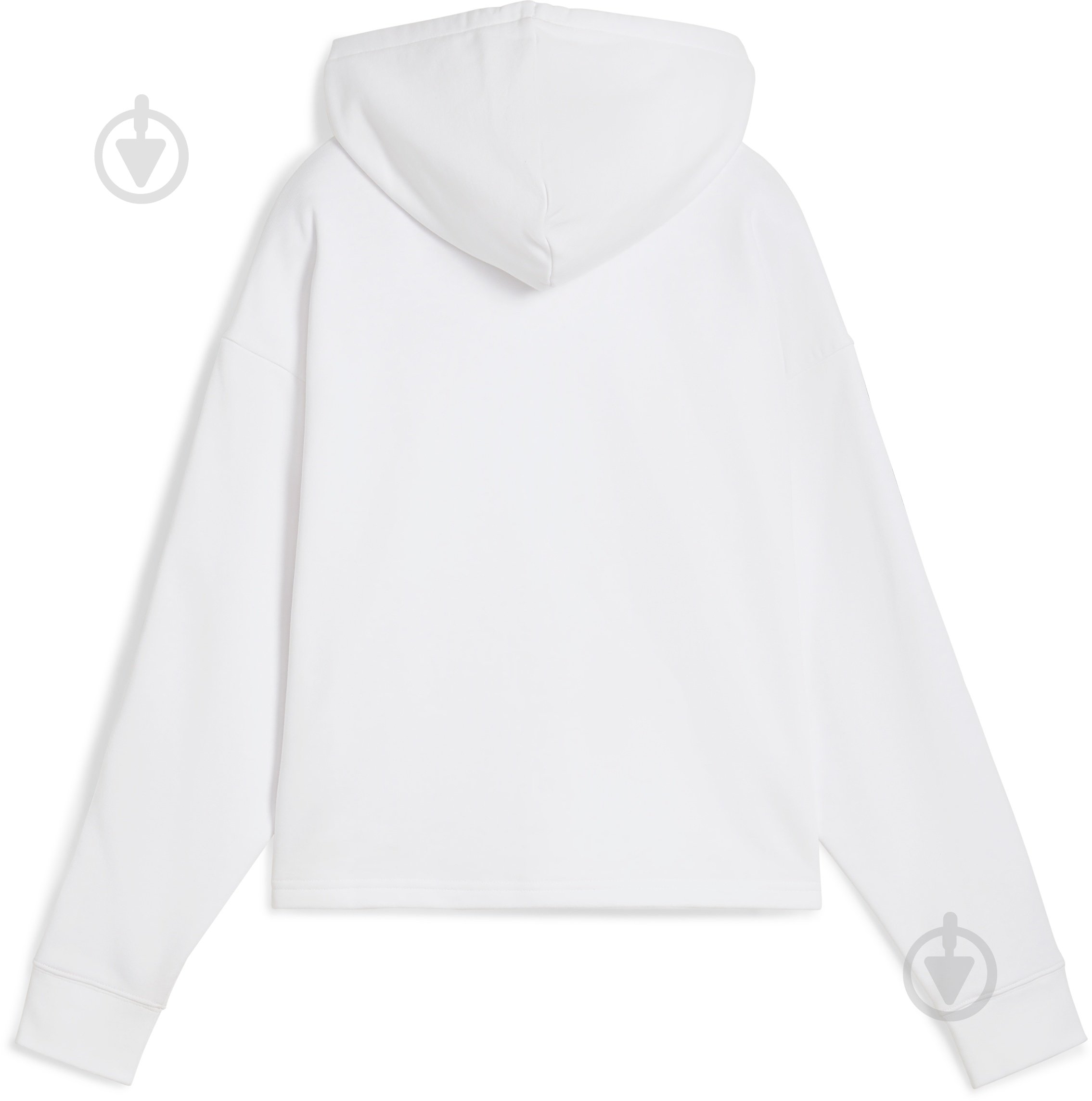 Джемпер Puma ESS TAPE Comfort Crop Hoodie TR 68501102 р.S білий - фото 2 Джемпер Puma ESS TAPE Comfort Crop Hoodie TR 68501102 р.S білий - фото 2