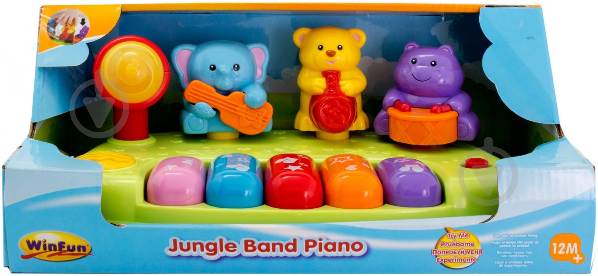 Игрушка развивающая Winfun Пианино с оркестром Джунгли 2012-NL - фото 1