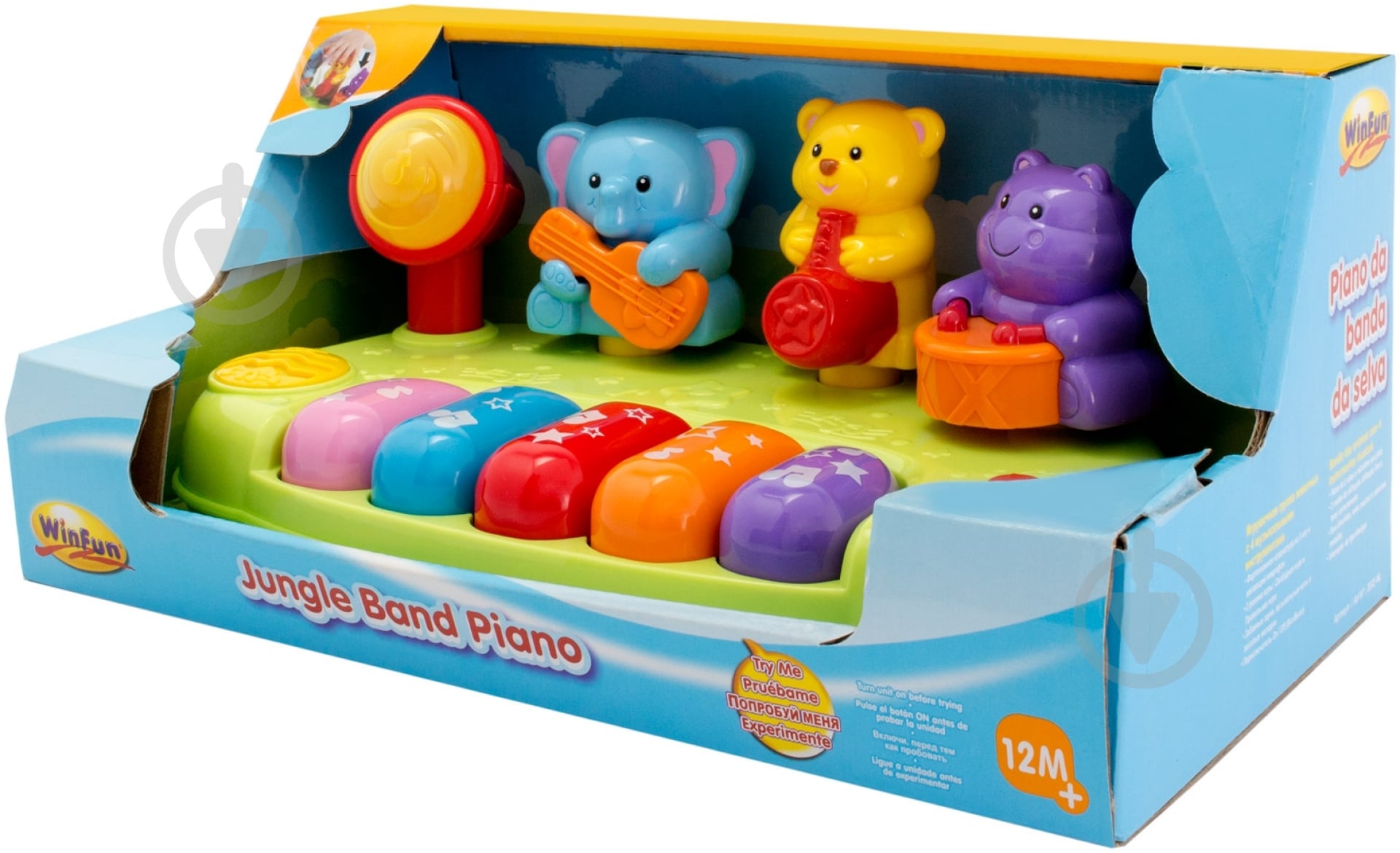 Игрушка развивающая Winfun Пианино с оркестром Джунгли 2012-NL - фото 3