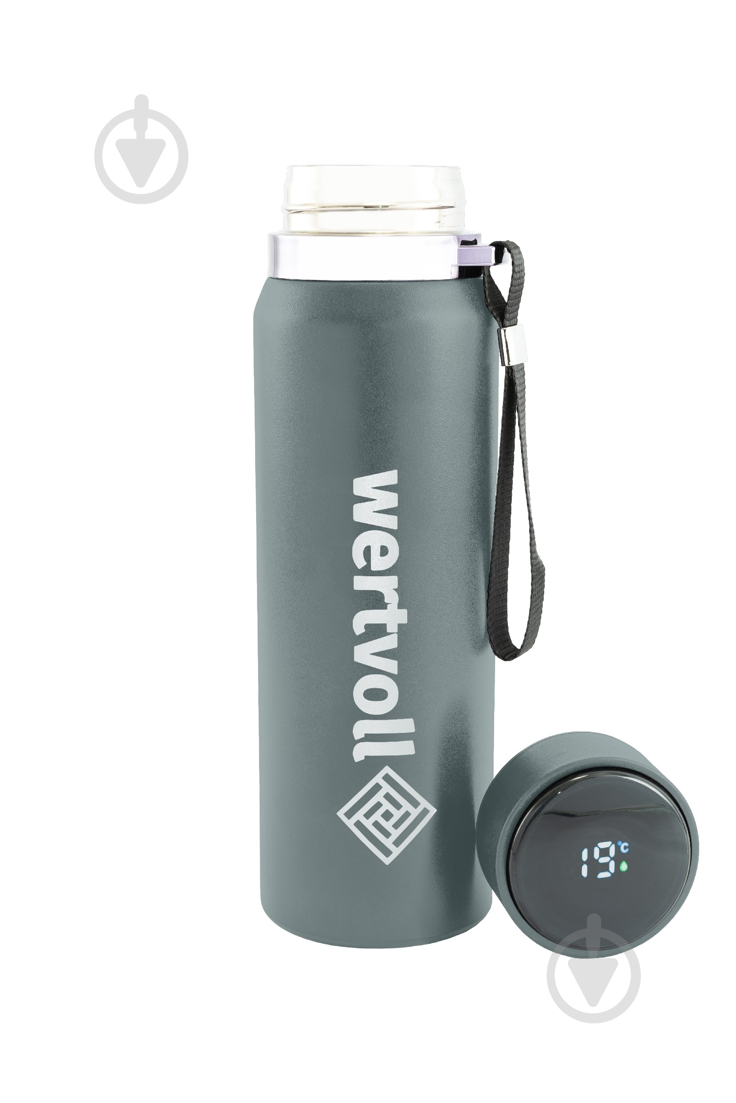 Термос WERTVOLL DREAM 800 мл SS Digital Sensor t °C сірий (RX-7001GY) - фото 3 Термос WERTVOLL DREAM 800 мл SS Digital Sensor t °C сірий (RX-7001GY) - фото 3