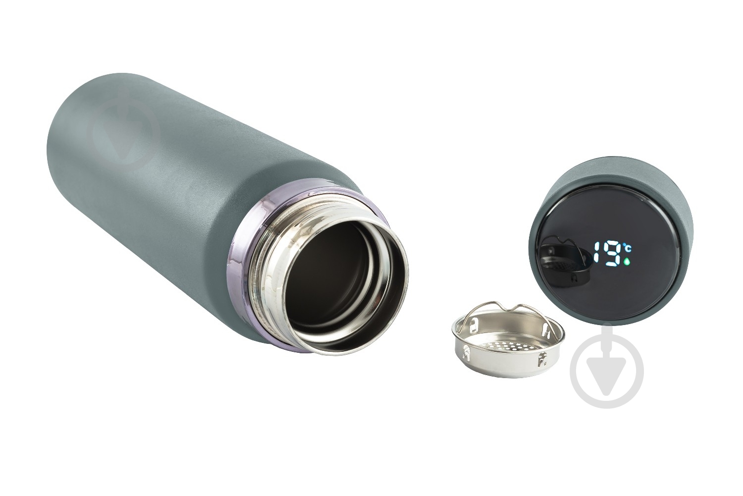 Термос WERTVOLL DREAM 800 мл SS Digital Sensor t °C сірий (RX-7001GY) - фото 5 Термос WERTVOLL DREAM 800 мл SS Digital Sensor t °C сірий (RX-7001GY) - фото 5