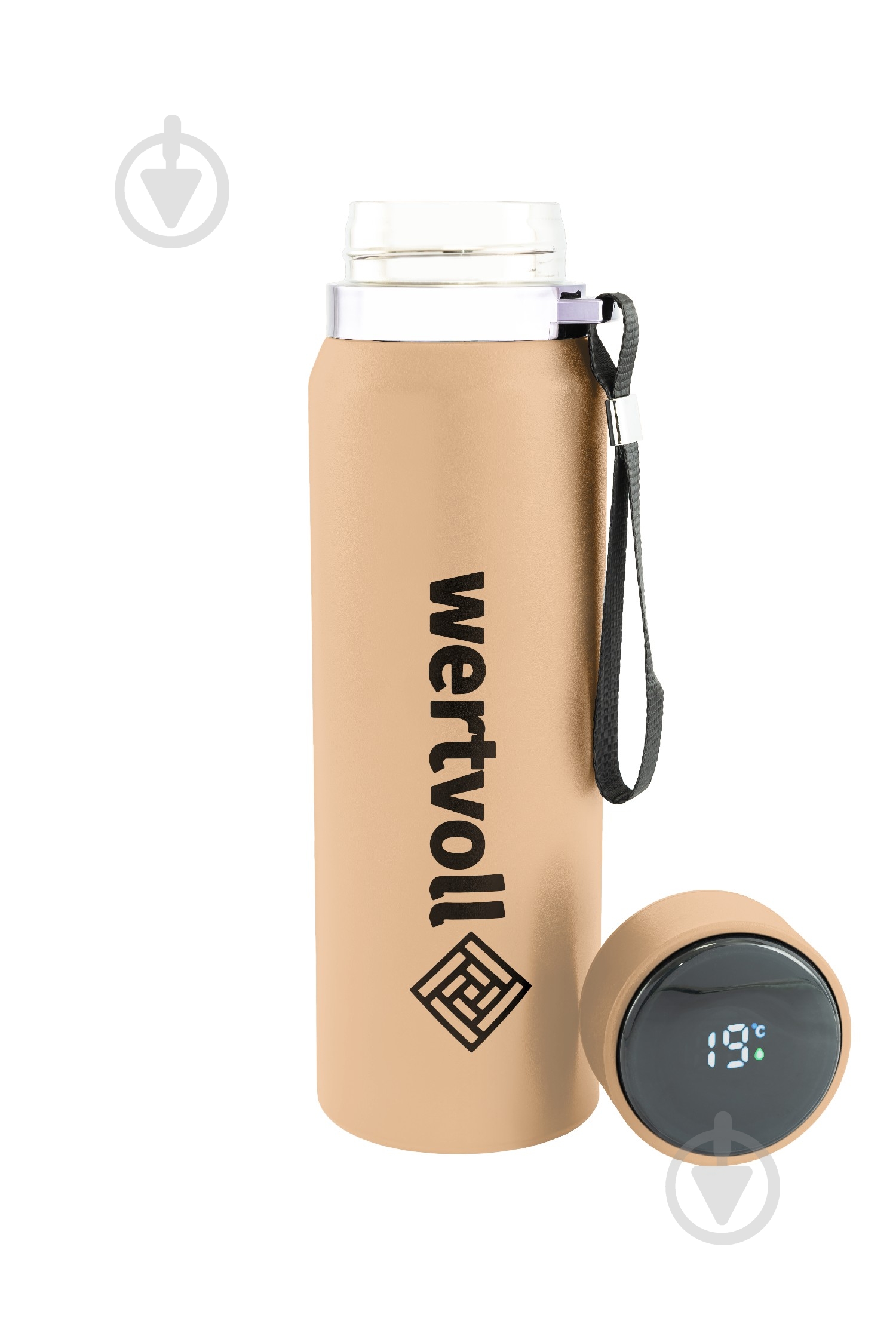 Термос WERTVOLL DREAM 800 мл SS Digital Sensor t °C рожевий (RX-7001PK) - фото 3 Термос WERTVOLL DREAM 800 мл SS Digital Sensor t °C рожевий (RX-7001PK) - фото 3