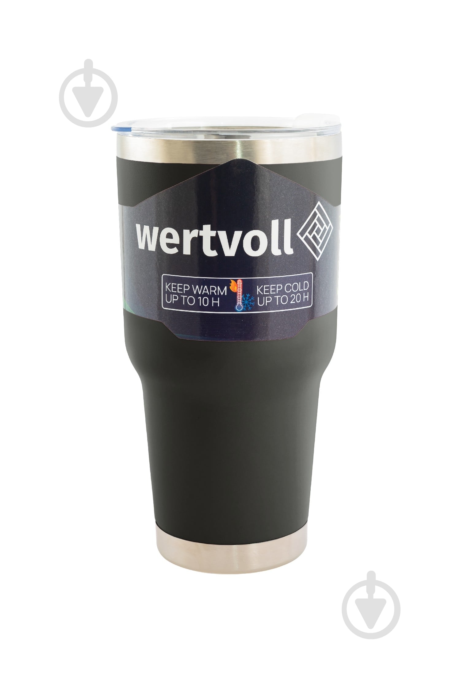 Термочашка WERTVOLL YUMMY 900 мл SS черная (RX-7002BK) - фото 2 Термочашка WERTVOLL YUMMY 900 мл SS черная (RX-7002BK) - фото 2