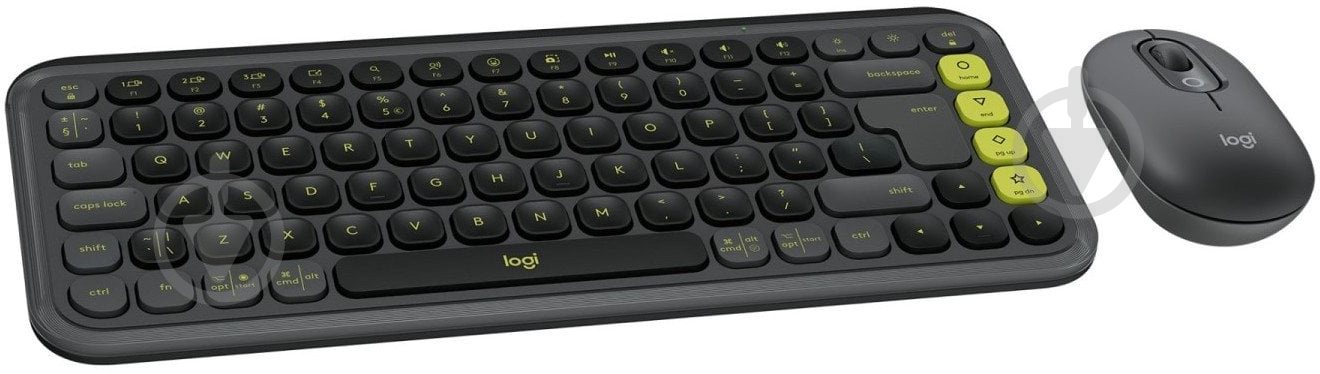 Комплект клавиатура и мышь Logitech Pop Icon Combo (920-013156) Graphite - фото 1