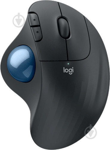 Мышка беспроводная Logitech ERGO M575S Wireless Trackball graphite/blue (L910-007029) - фото 3