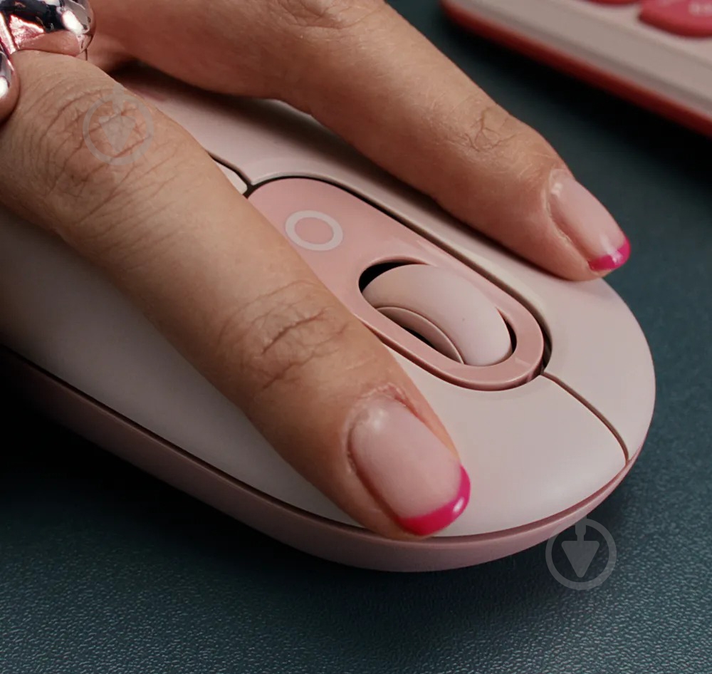 Мишка бездротова Logitech POP Mouse with emoji lilac (L910-007414) - фото 6
