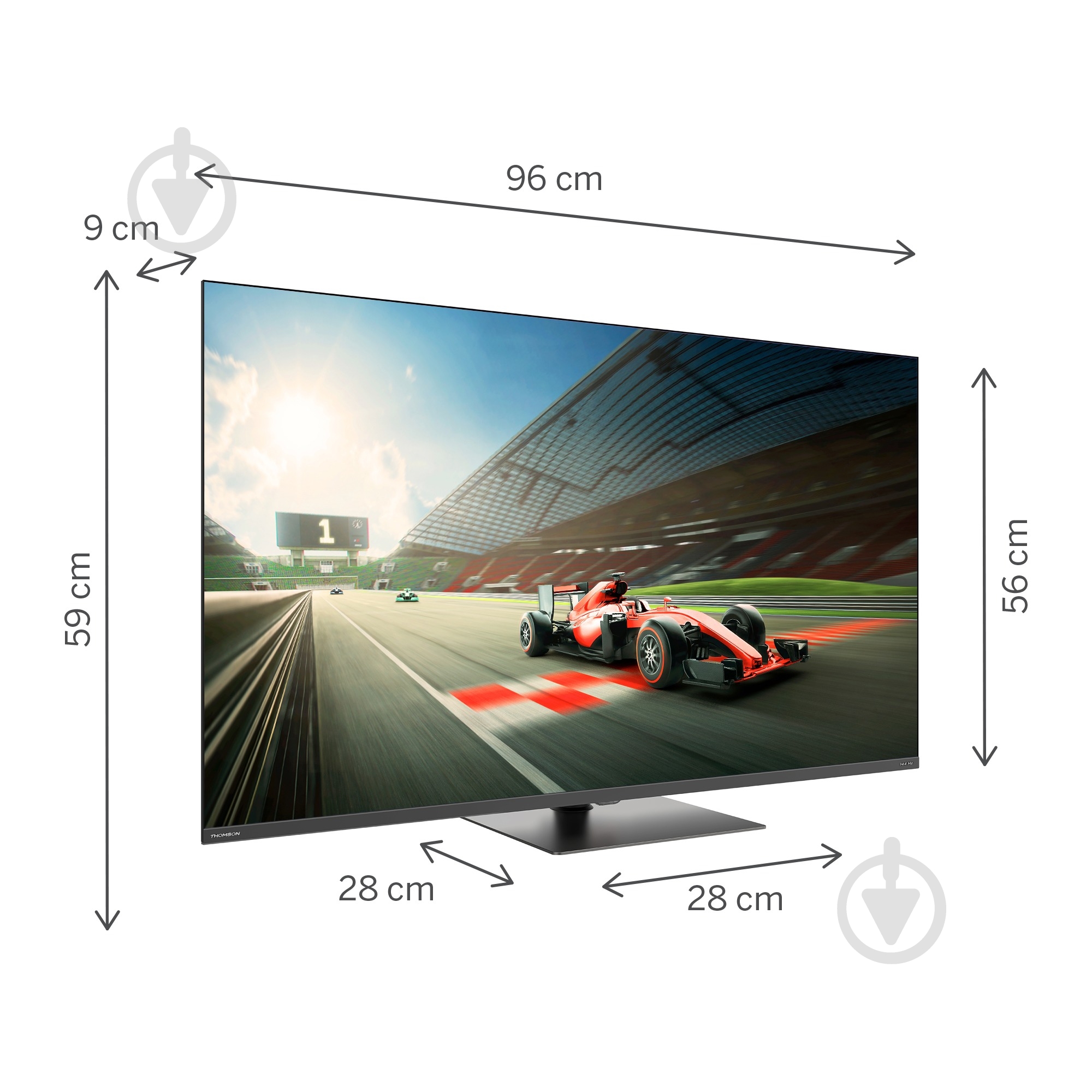 Телевизор Thomson 43QG7C04 43" Google UHD QLED - фото 2