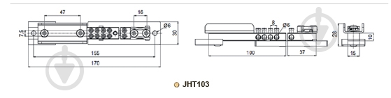 Шина нулевая Аско-Укрем JHT103 A0150120079 - фото 3