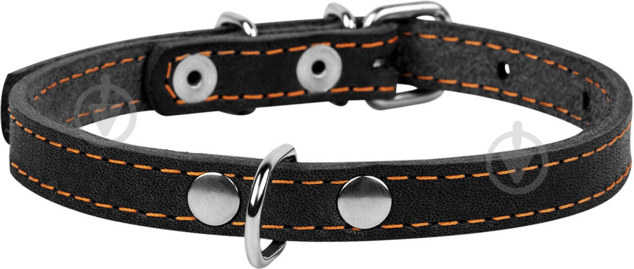 Ошейник Collar одинарный 1х22-30 см черный - фото 2 Ошейник Collar одинарный 1х22-30 см черный - фото 2