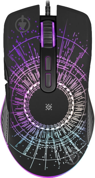 Мышь Defender Sirius GM-660L RGB USB Black 52660 - фото 2
