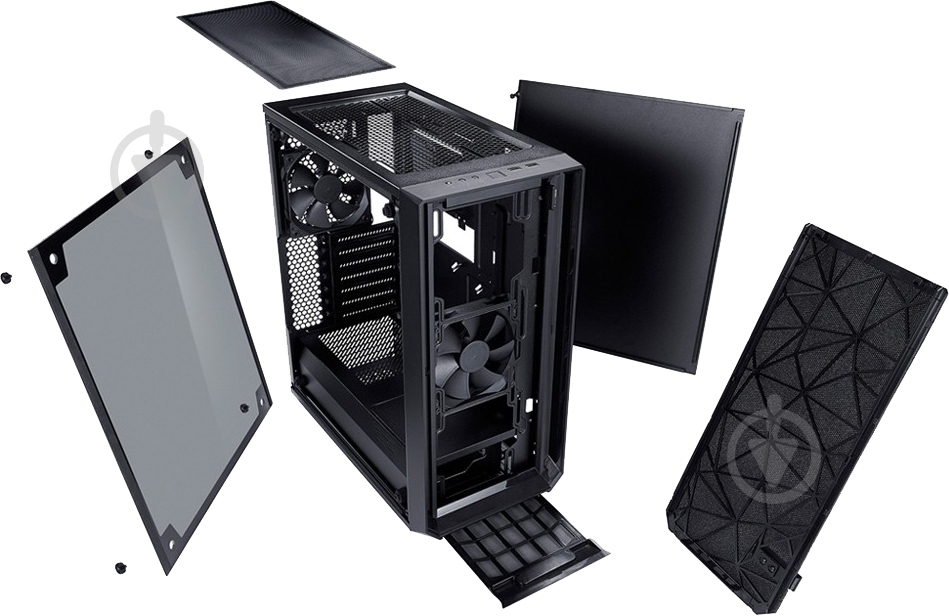 Корпус Fractal Design Meshify C Solid Side black (FD-CA-MESH-C-BKO) - фото 22