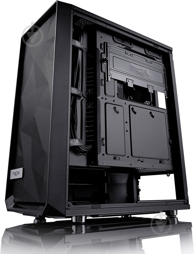Корпус Fractal Design Meshify C Solid Side black (FD-CA-MESH-C-BKO) - фото 7