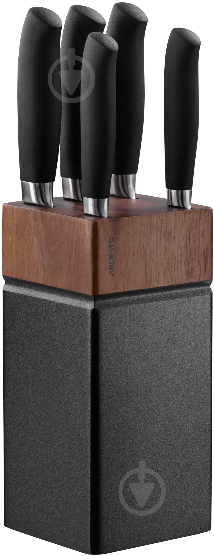 Набор ножей Ardesto Black Mars 6 предметов AR2020SW - фото 2