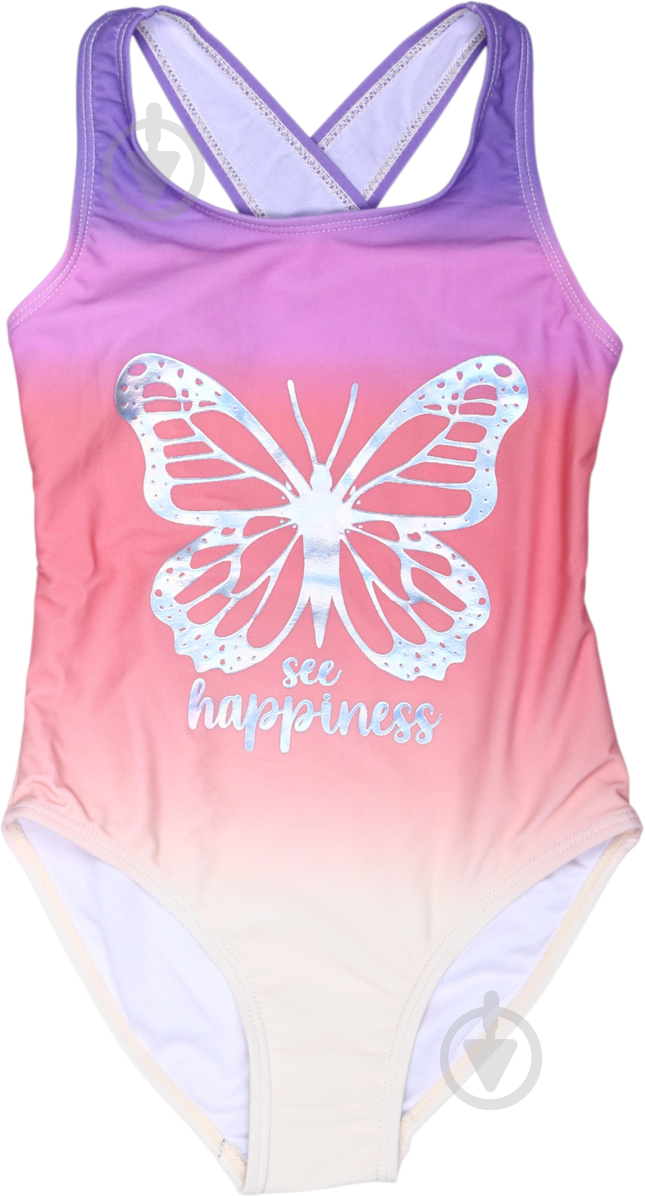 Купальник для дівчаток HW 25ENGL5 р.122-128 помаранчевий градієнт - фото 1 Купальник для дівчаток HW 25ENGL5 р.122-128 помаранчевий градієнт - фото 1