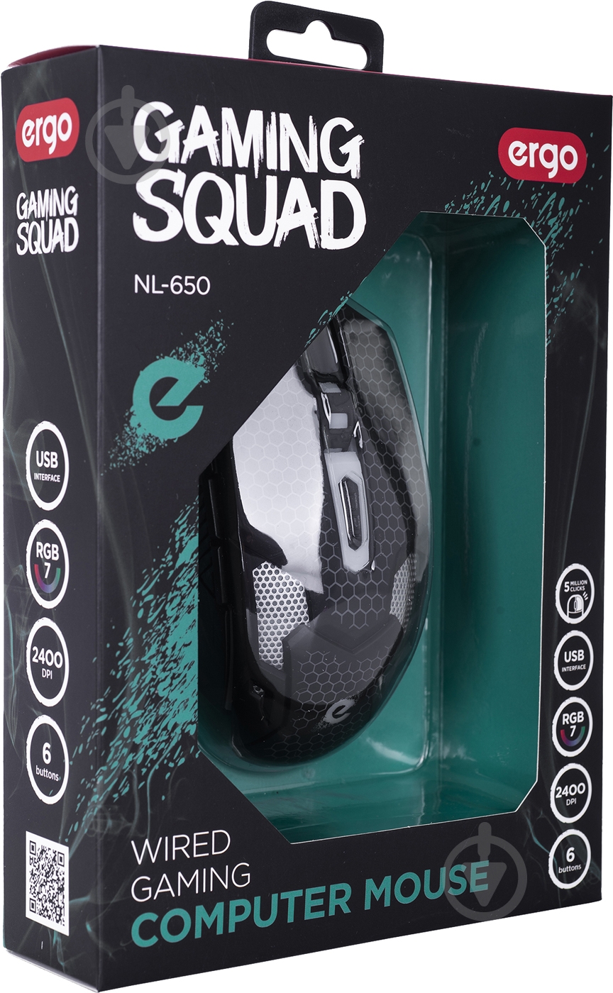 Мышка Ergo NL-650 black - фото 7