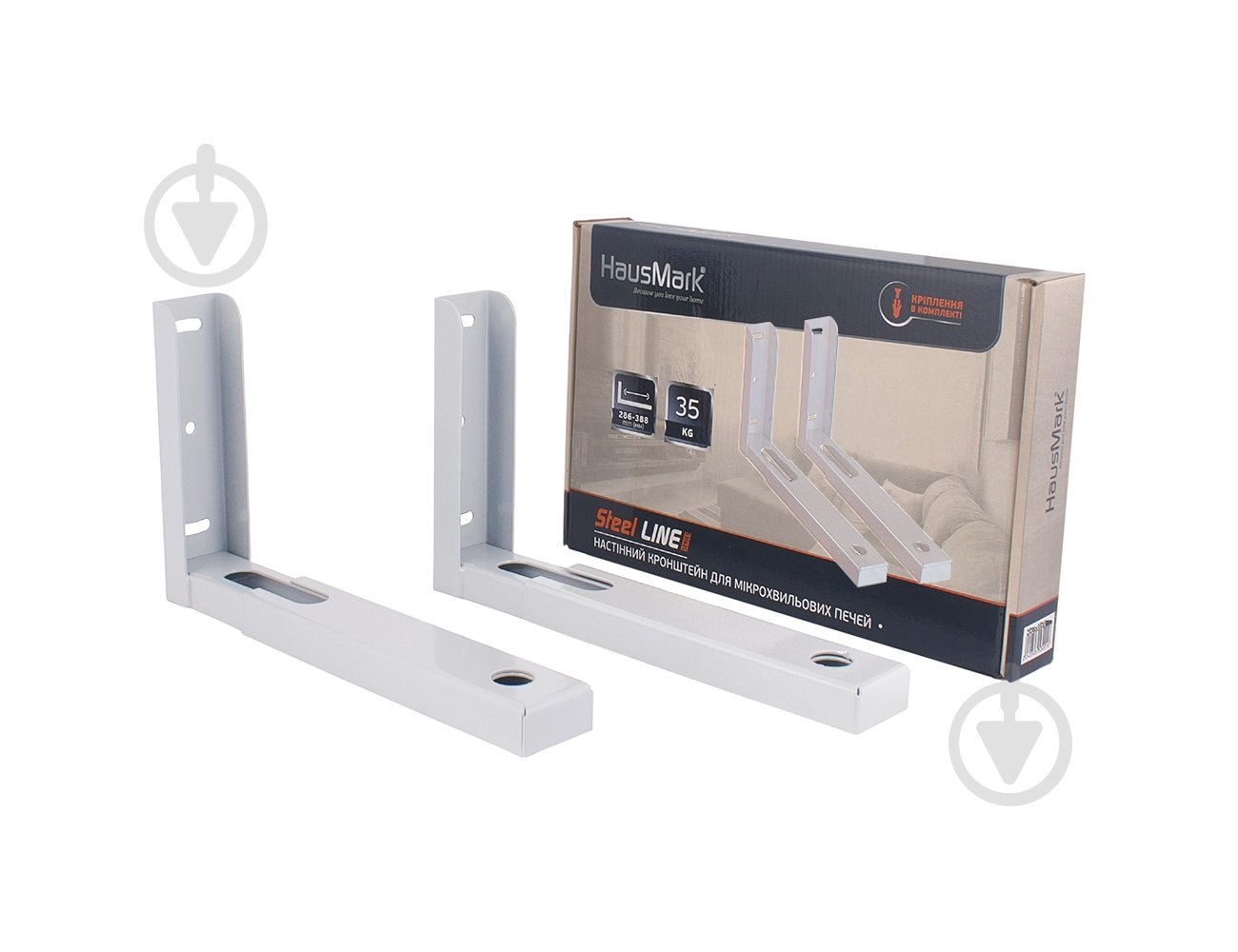 Крепление для микроволновой печи HausMark настенный EW-W (белый) - фото 6 Крепление для микроволновой печи HausMark настенный EW-W (белый) - фото 6