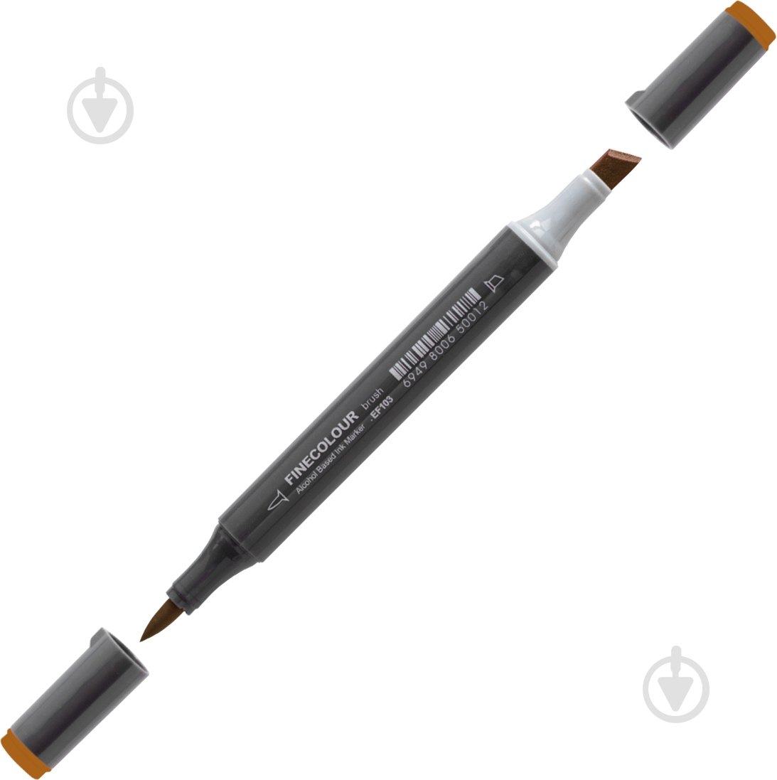 Маркер спиртовой FINECOLOUR Brush-mini EF103-423 тик - фото 1
