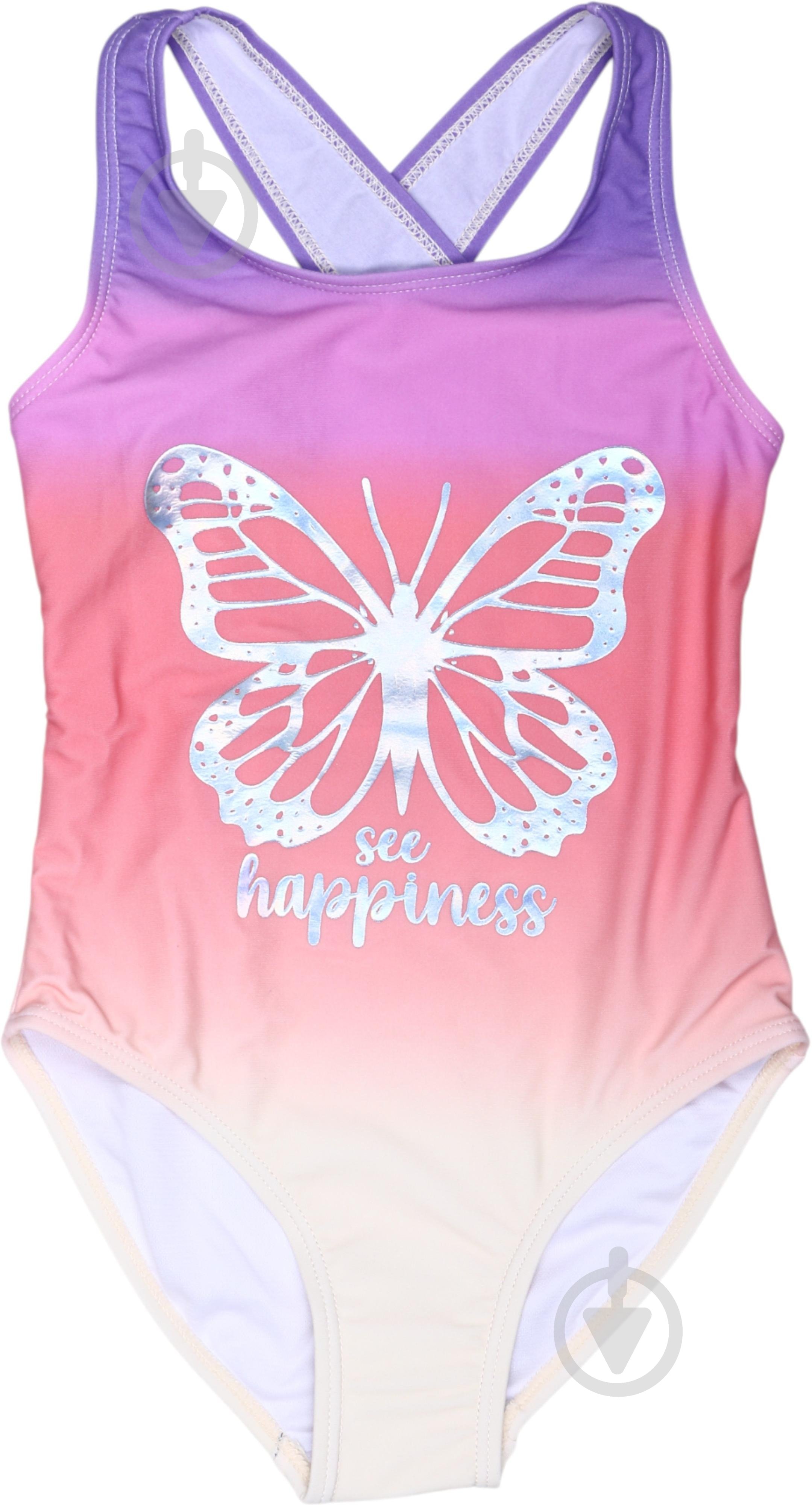 Купальник для дівчаток HW 25ENGL5 р.134-140 помаранчевий градієнт - фото 1 Купальник для дівчаток HW 25ENGL5 р.134-140 помаранчевий градієнт - фото 1