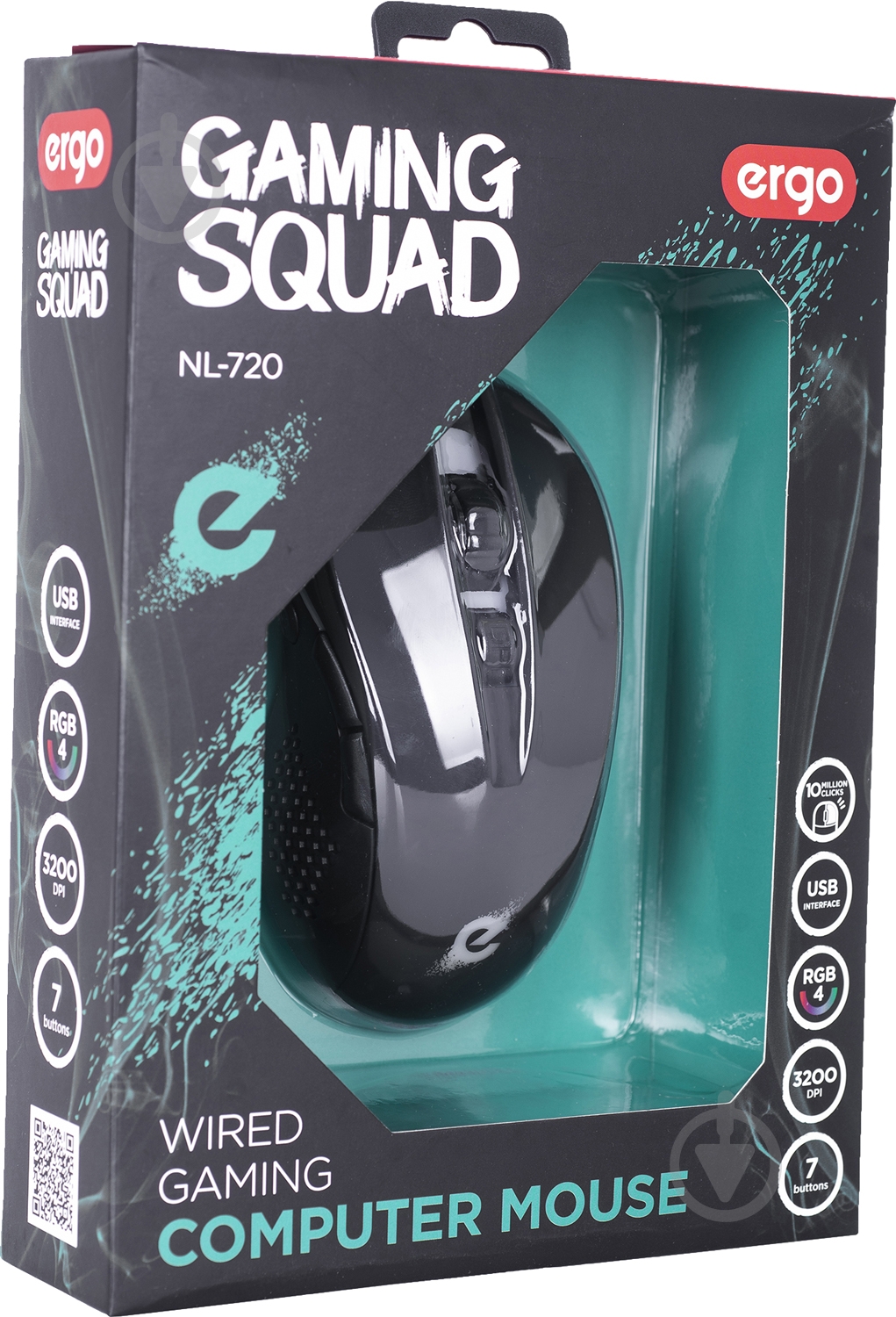 Мышка Ergo NL-720 black - фото 7 Мышка Ergo NL-720 black - фото 7