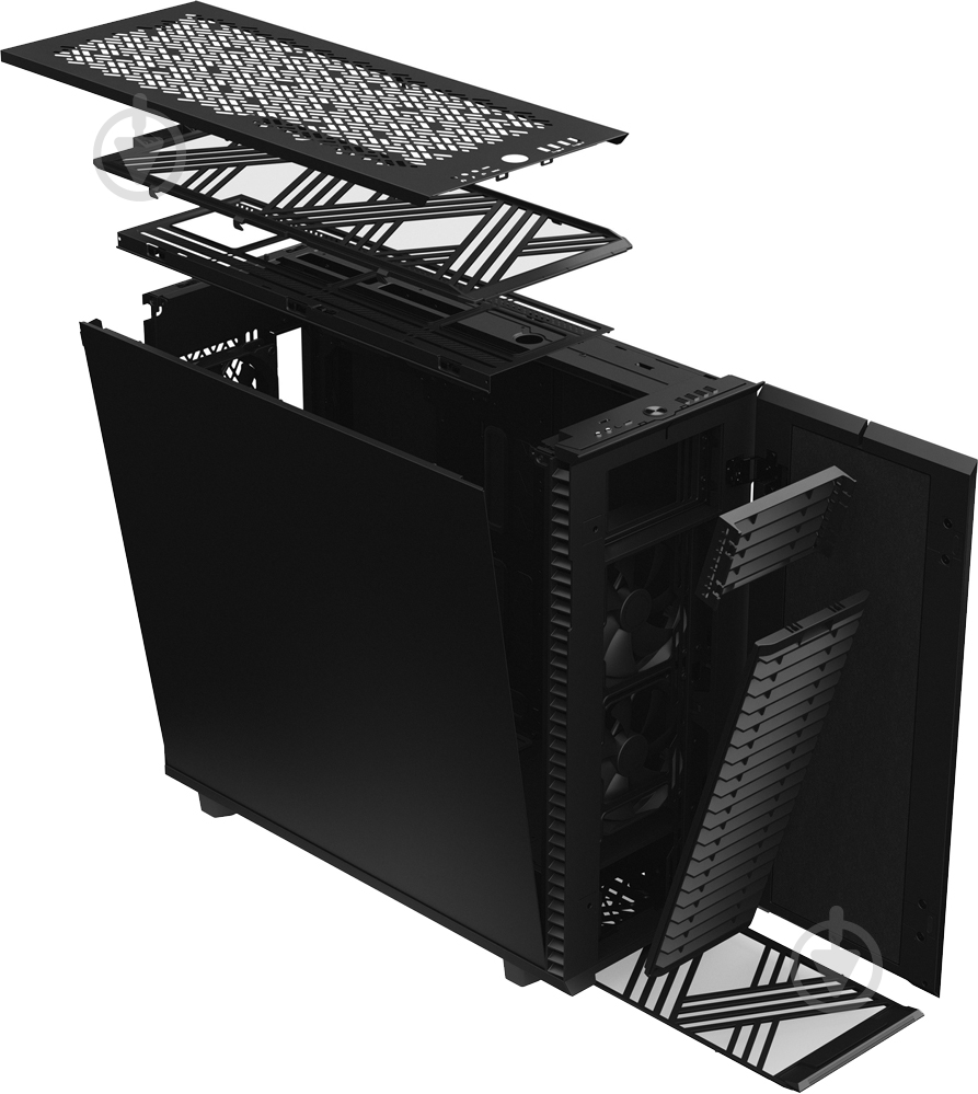 Корпус Fractal Design Define 7 XL Black Solid (FD-C-DEF7X-01) - фото 23 Корпус Fractal Design Define 7 XL Black Solid (FD-C-DEF7X-01) - фото 23
