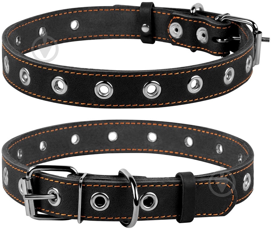Ошейник Collar безразмерный 2,5х60 см черный - фото 1