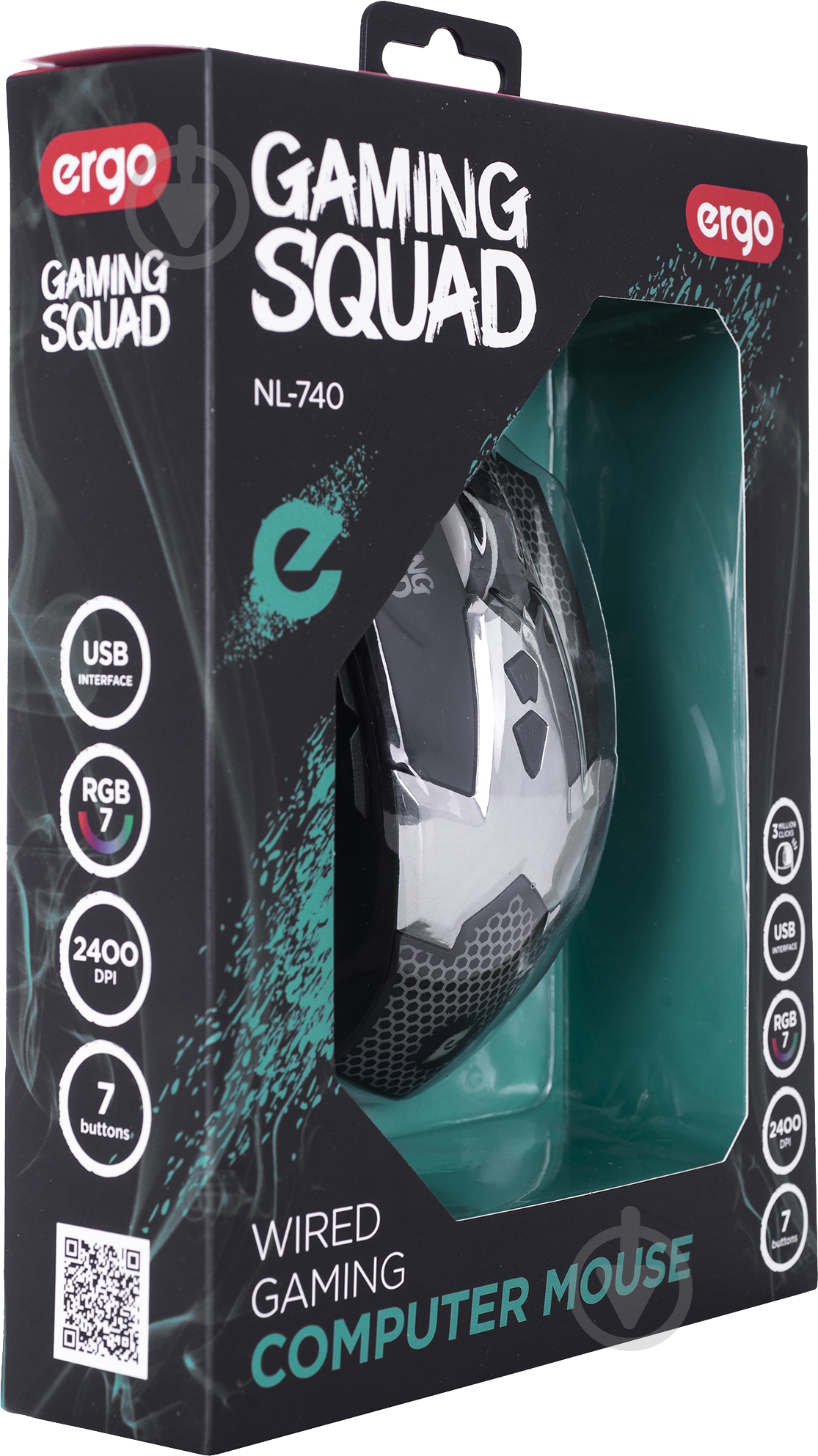 Мышка Ergo NL-740 black - фото 7 Мышка Ergo NL-740 black - фото 7