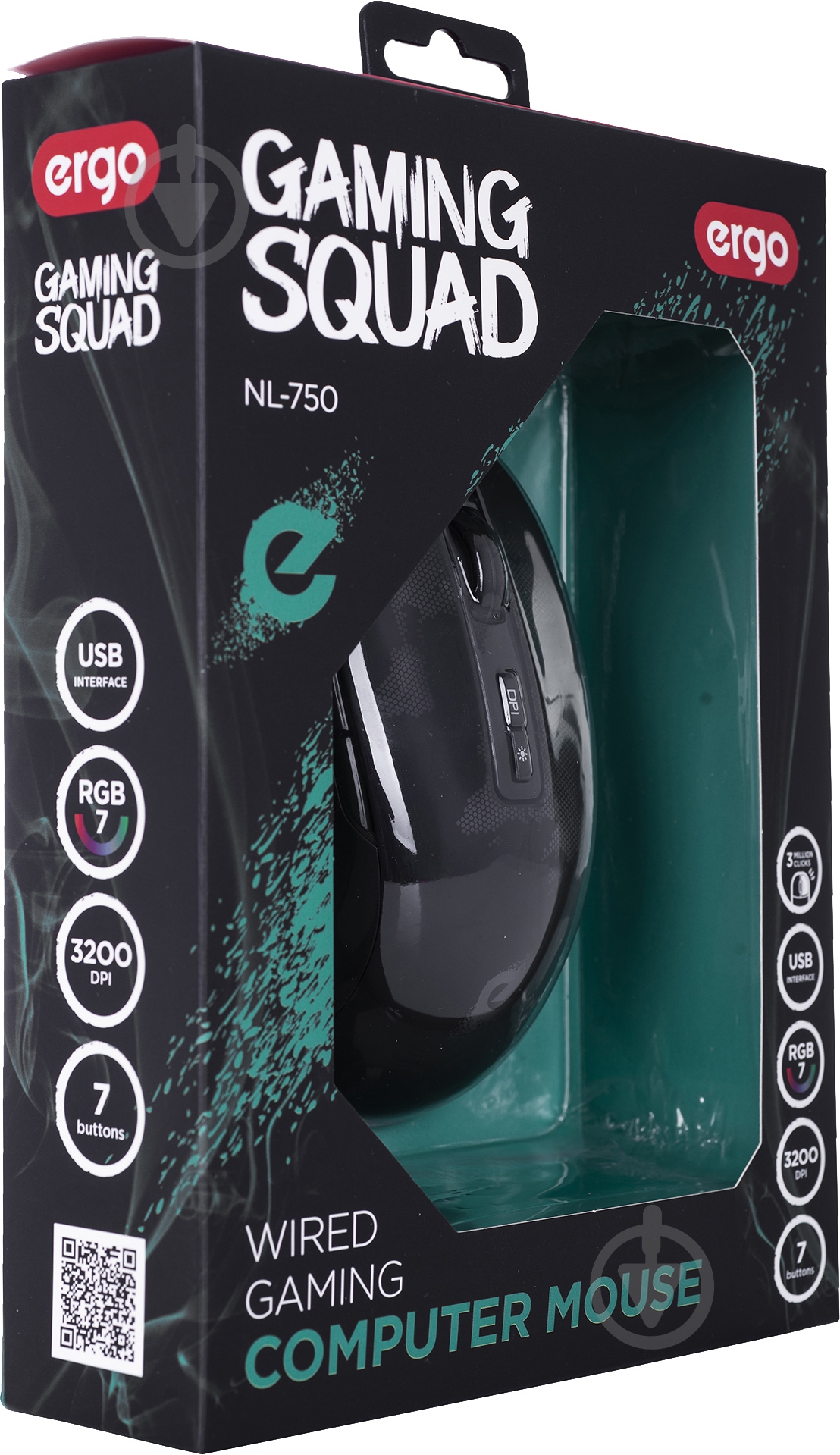 Мышка Ergo NL-750 black - фото 7 Мышка Ergo NL-750 black - фото 7