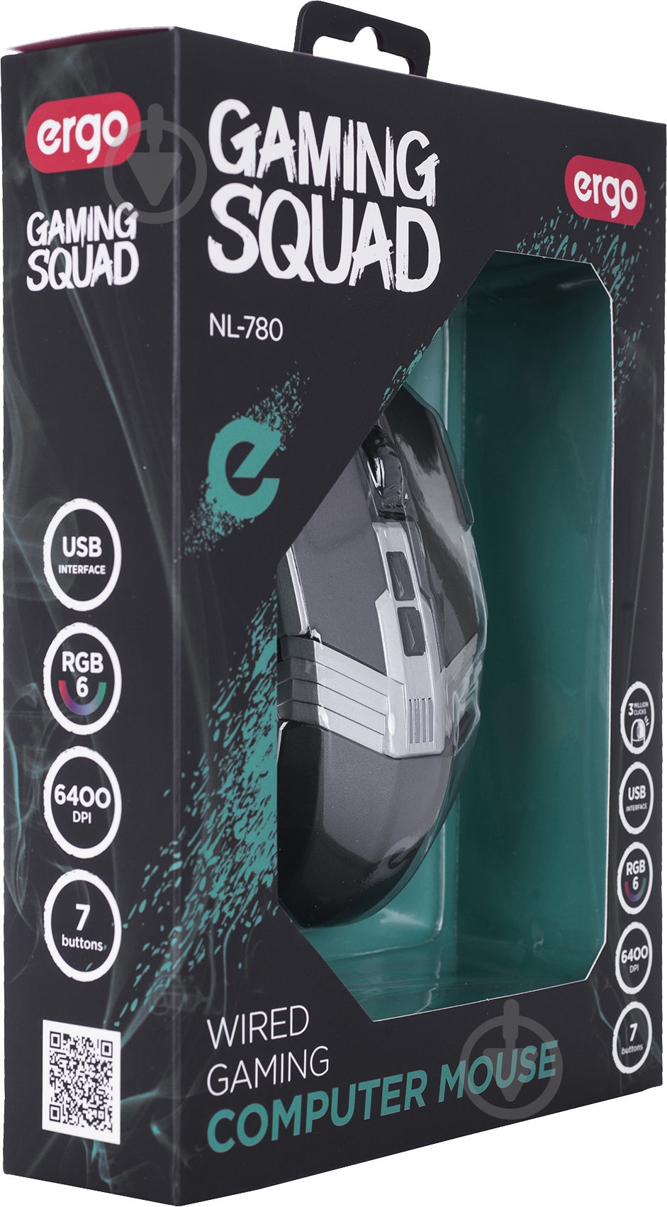 Мышка Ergo NL-780 black - фото 7