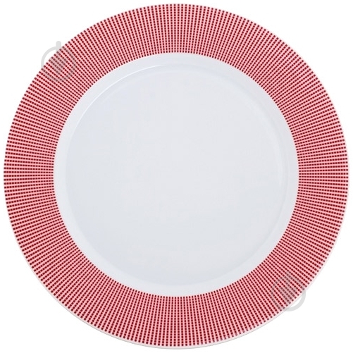 Тарелка обеденная DPL Smart Red 28 см - фото 1