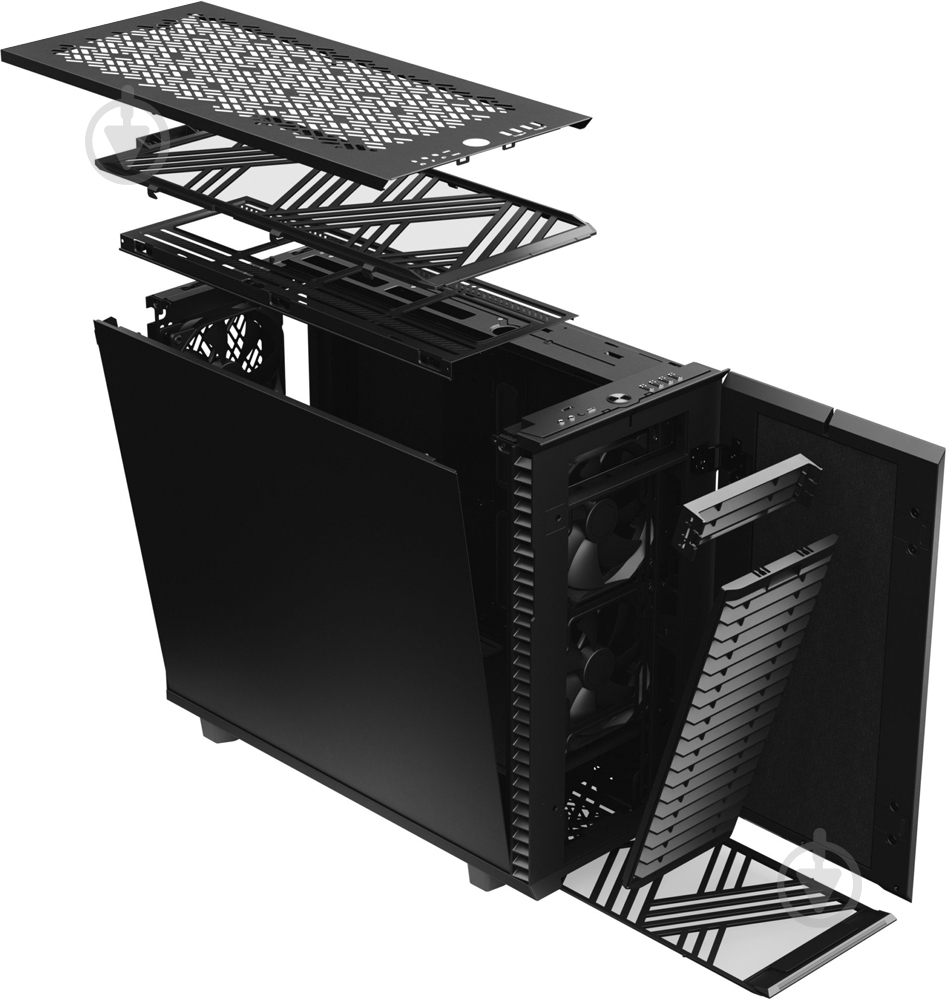 Корпус Fractal Design Define 7 Black Solid (FD-C-DEF7A-01) - фото 25