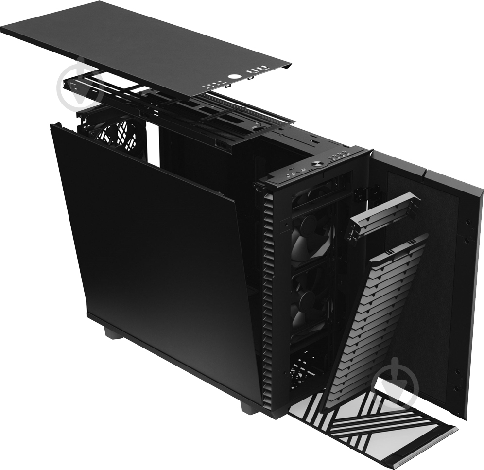 Корпус Fractal Design Define 7 Black Solid (FD-C-DEF7A-01) - фото 24