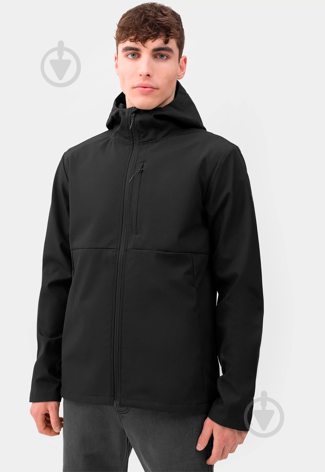 Куртка 4F SOFTSHELL JACKET 4FSS23TSOFM140-20S р.L черная - фото 4